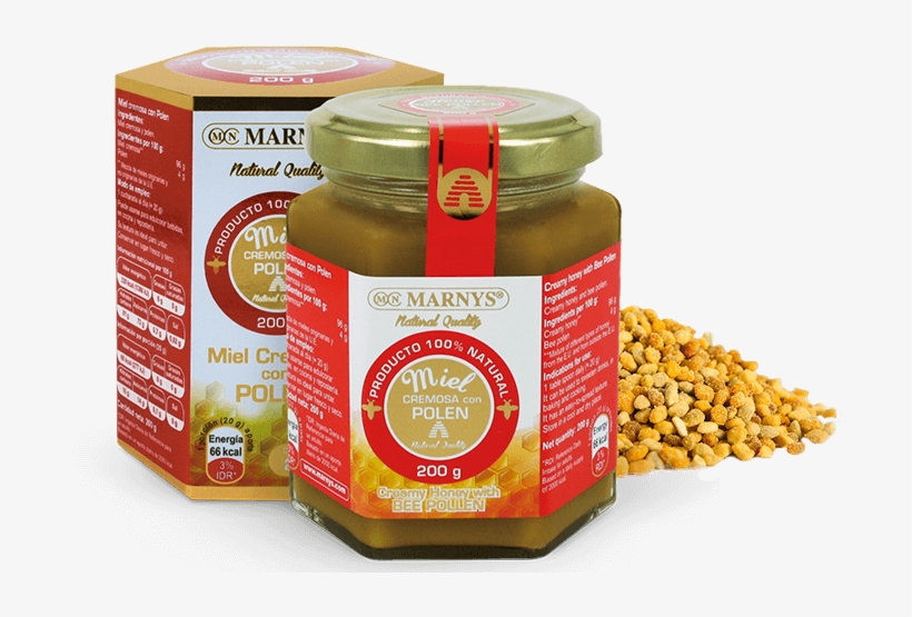 Creamy Honey With Bee Pollen, transparent png #3050954