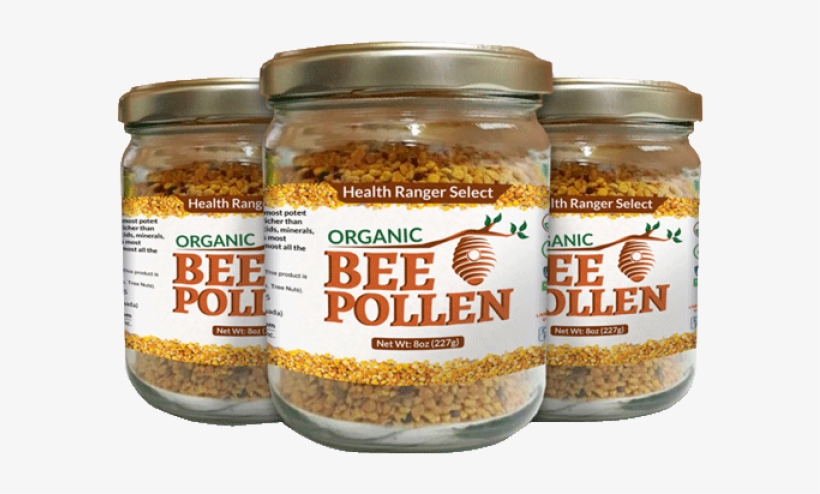 Bee Pollen - Health Ranger Select Organic Bee Pollen 8oz (227g), transparent png #3051292