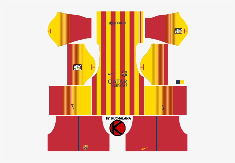 Dls 16 Kits Barcelona, transparent png #3051826