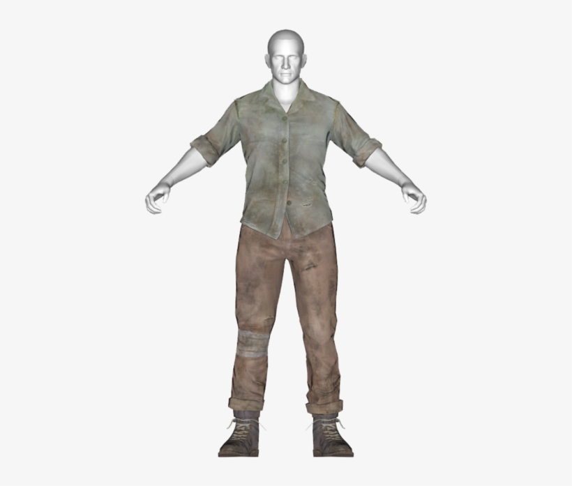 Green Shirt And Combat Boots - The Vault, transparent png #3051874