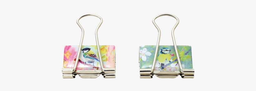 Set Of 6 Binder Clips - Design, transparent png #3051899