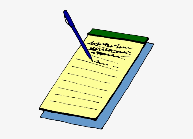 Signing, Legalpad - Pen And Pad Cartoon, transparent png #3051949