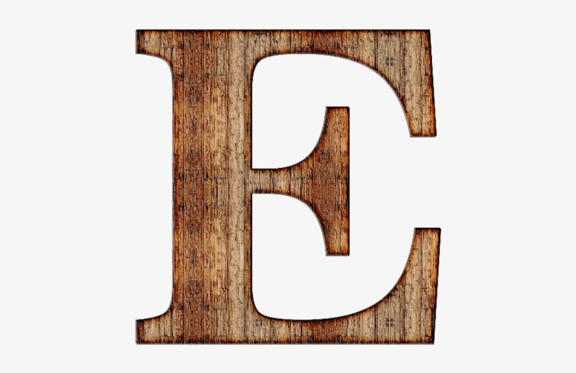 Click To See Printable Version Of Wood Letter E Paper - Letter E Transparent Background, transparent png #3052434