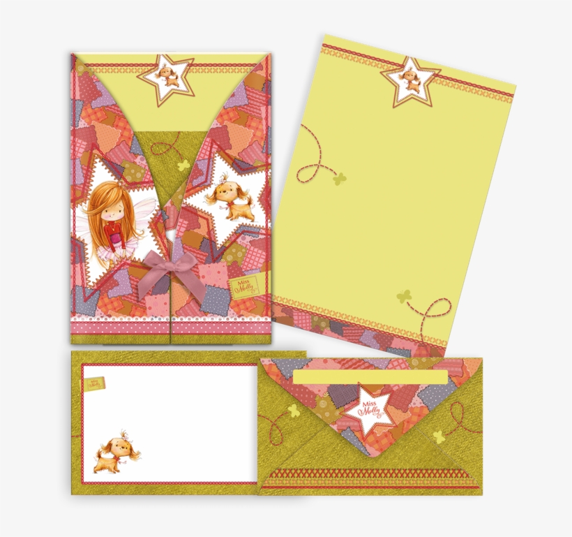 Letter Paper Set - Argus Školní Box Na Sešity Miss Molly A4, transparent png #3052653