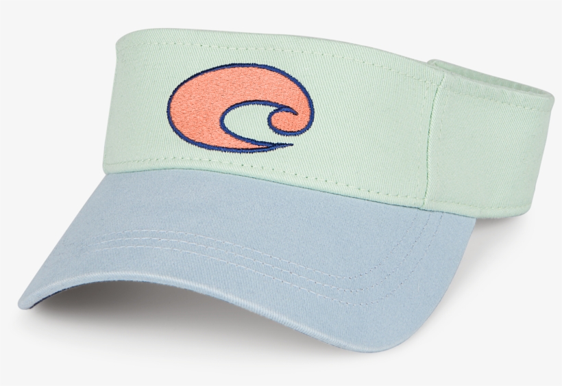 Costa Del Mar Costa Cotton Visor In Carolina Blue, - Costa Del Mar Cotton Visor - Carolina Blue, transparent png #3052780