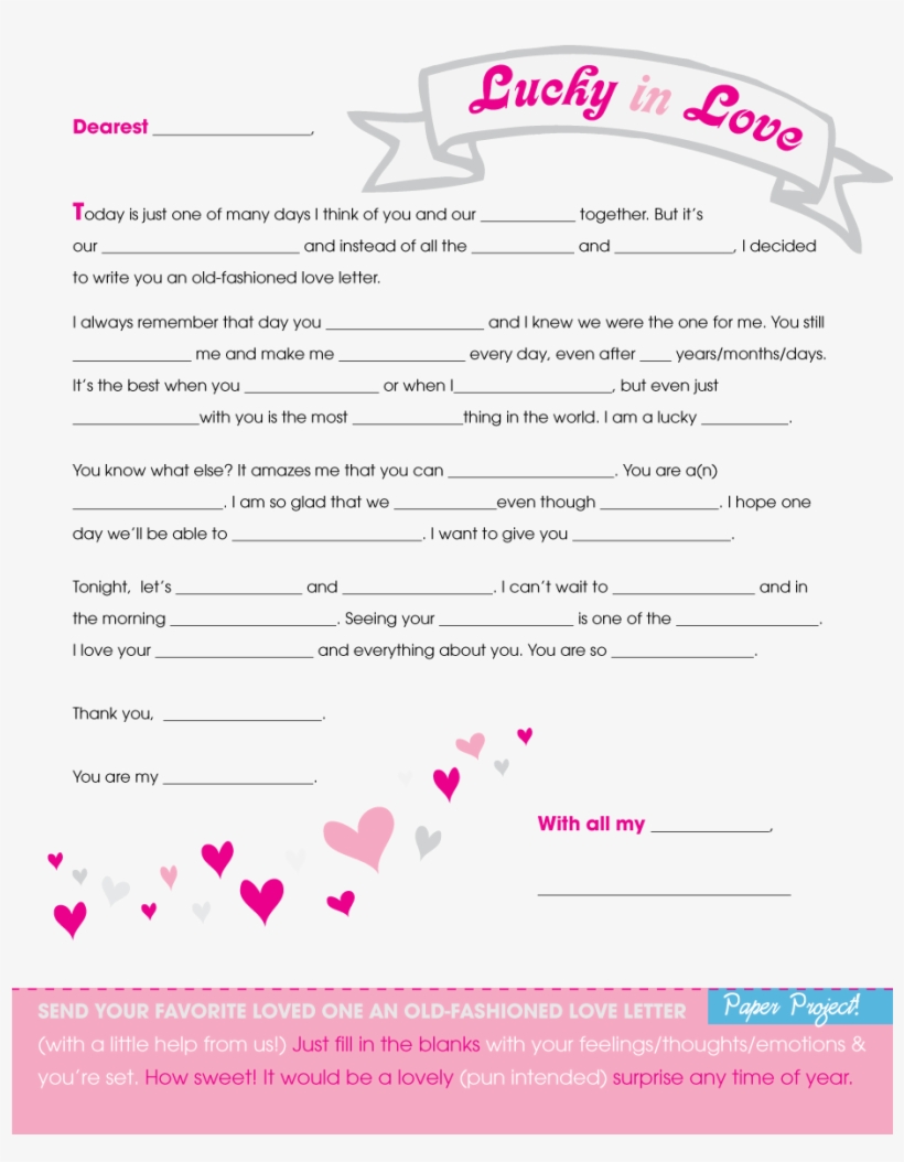 Loveletter Paperproject New - Love Letter Photo Download, transparent png #3052993
