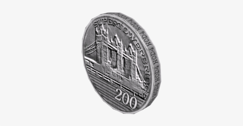 Hotd4 Silver Coin - Silver, transparent png #3053136
