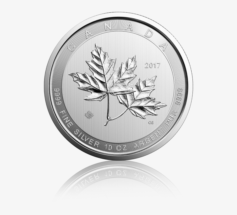 Magnificent Maple Leaf - 2017 10 Oz Canadian Silver Magnificent Maple Leaf, transparent png #3053161