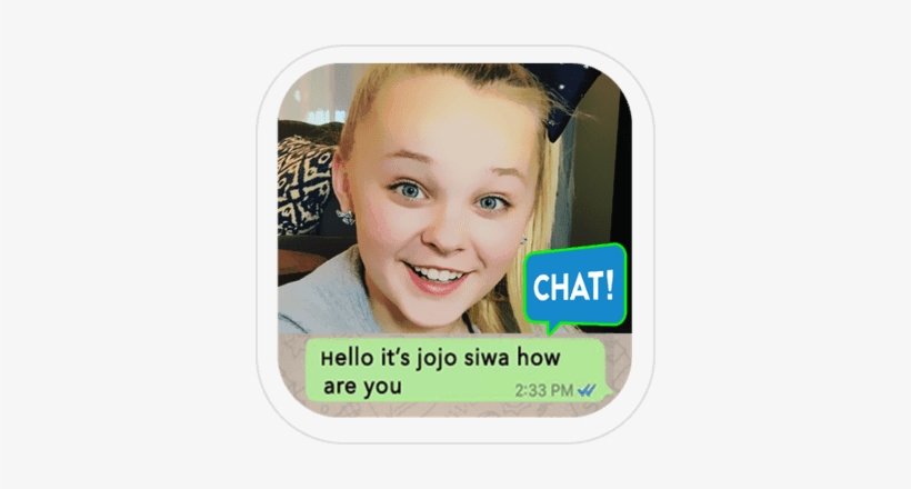 Chat With Jojo Siwa - Android, transparent png #3053292