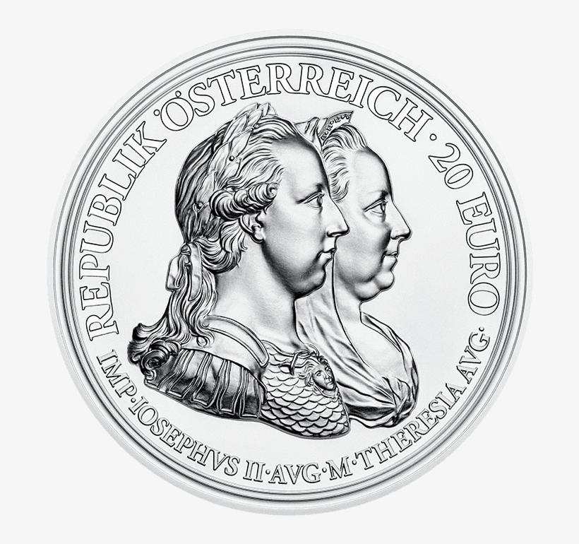 Maria Theresa Silver Coin, Prudence And Reform - Maria Theresa, transparent png #3053669