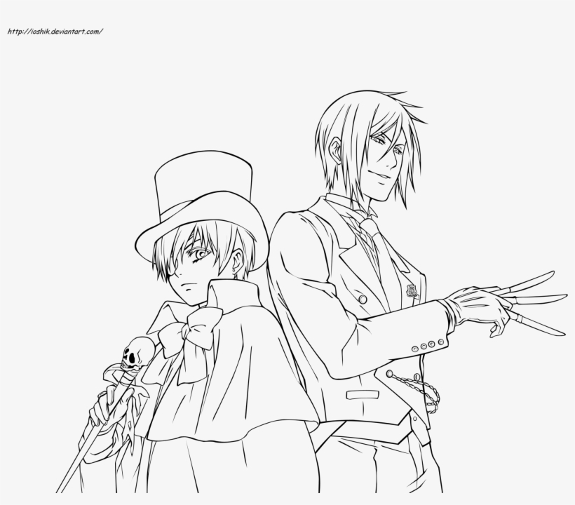 Black Butler Coloring Sheets - If Sebastian Michaelis Was Human, transparent png #3054230