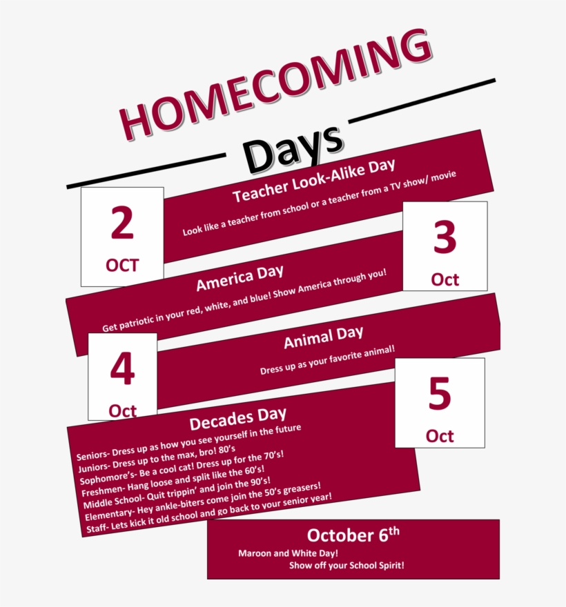 50s For Homecoming Dress Up Days, transparent png #3054344