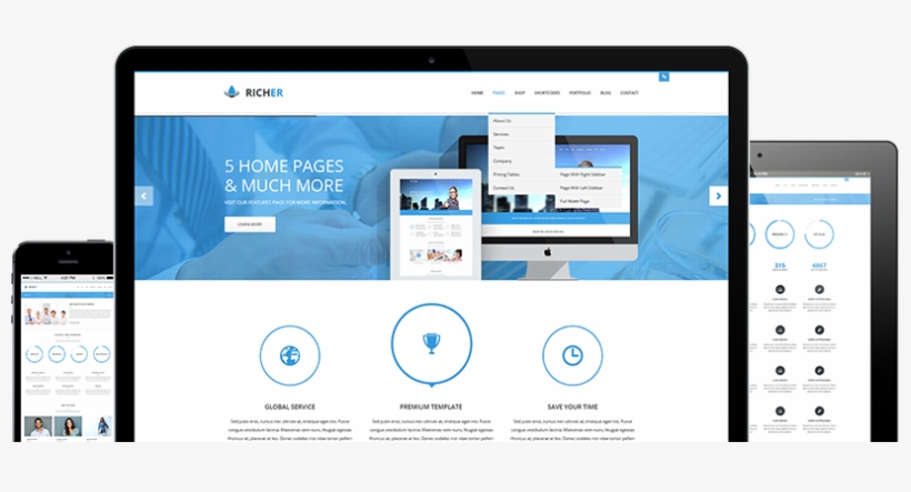 Home7 Img1 - Title Bar Design Wordpress, transparent png #3054614