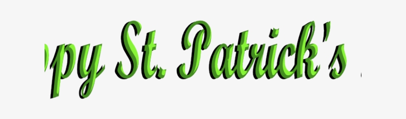 Patrick`s Day Clipart Border - Happy St Patrick's Day Banner, transparent png #3055248