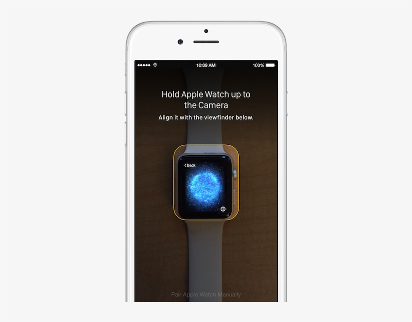 Watch Iphone Setup Pair - Apple Watch Pairing Orb, transparent png #3055294