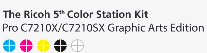 Ricoh Pro C7210x Series 5th Color Kit - Color, transparent png #3055647