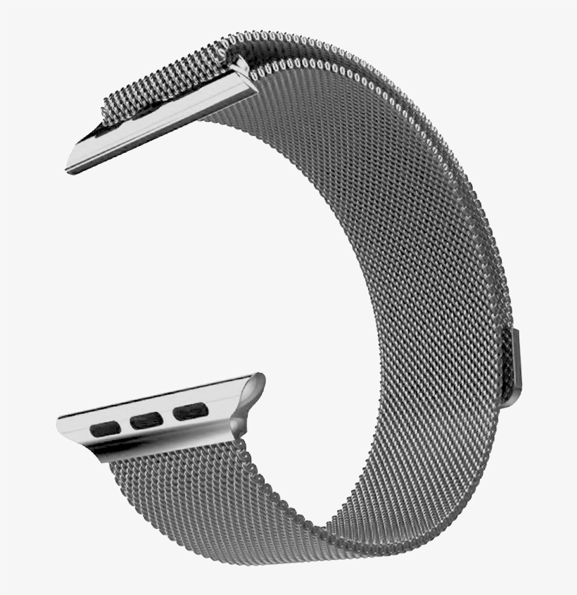 Apple Watch Strap Apple Watch1/2/3 Strap Iwatch Stainless - Covery Milanese Loop Magnetic Closure Stainless Steel, transparent png #3055834