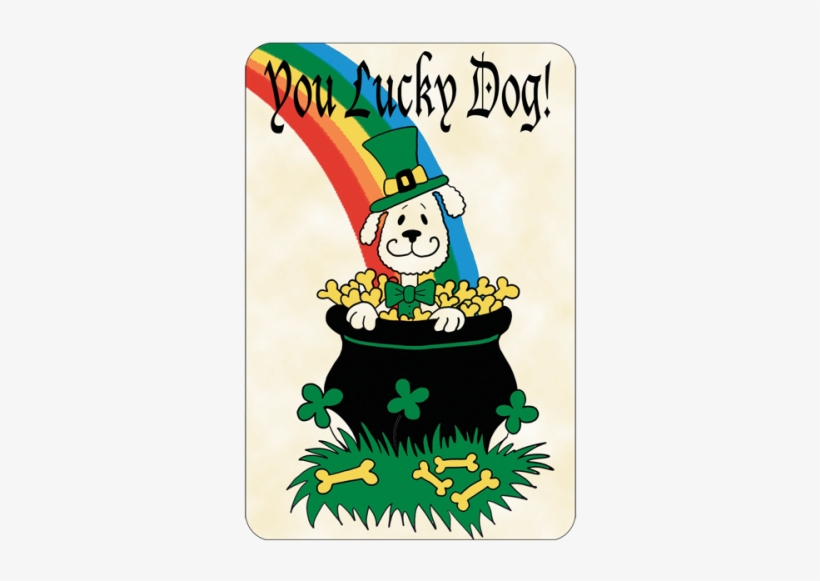 Crunchkins Edible Crunch Card You Lucky Dog St. Patricks, transparent png #3055900