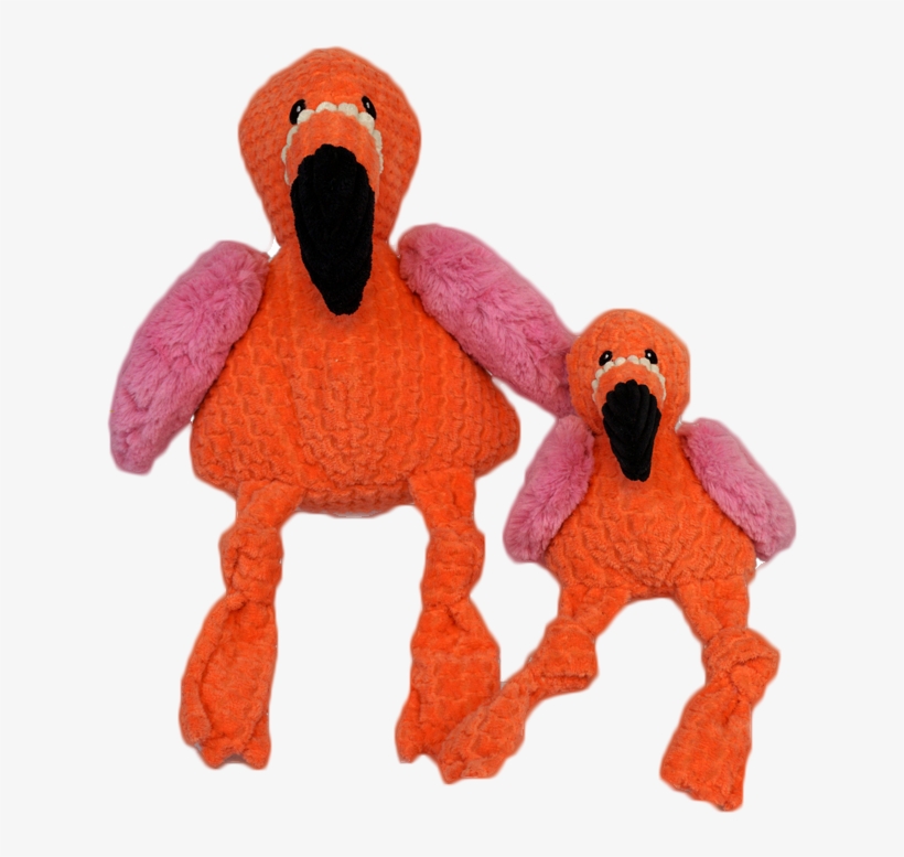 Hugglehounds Flamingo Knottie Dog Toy, Large - Hugglehounds Flamingo Knottie 10818, transparent png #3056482
