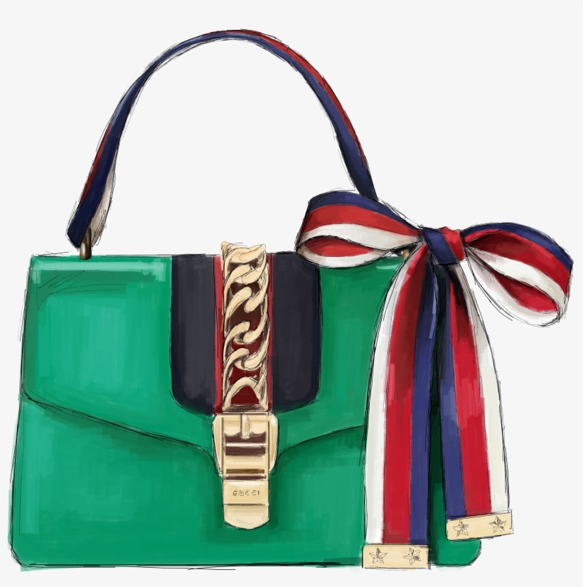 Sylvie Bag Gucci - Sylvie Mini Bag Green, transparent png #3056622