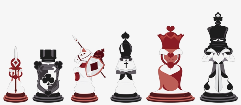 Left To Right - Alice In Wonderland Chess Png, transparent png #3056959