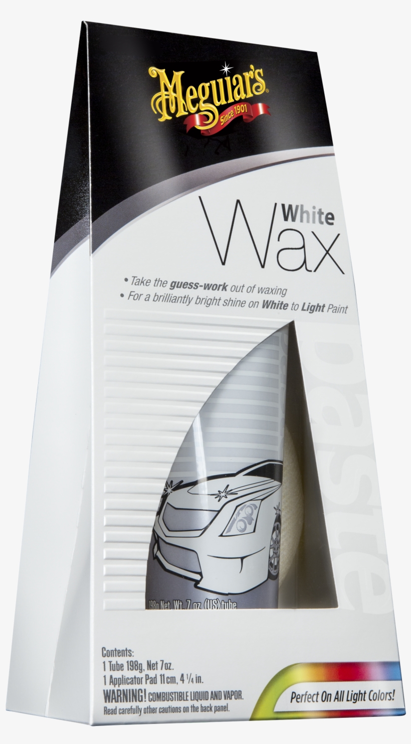 White Wax - Meguiar's White (light) Wax Car Cosmetics, transparent png #3057133