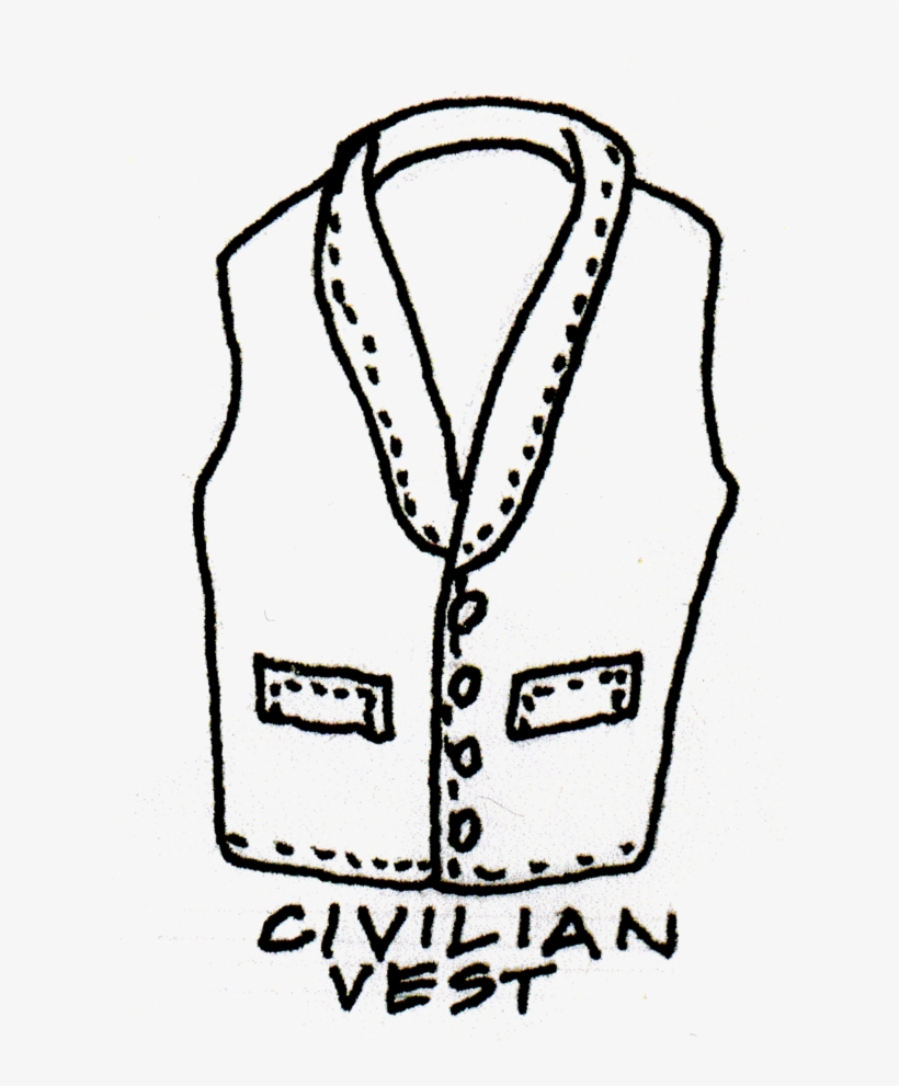 Civilian Vest, transparent png #3057431