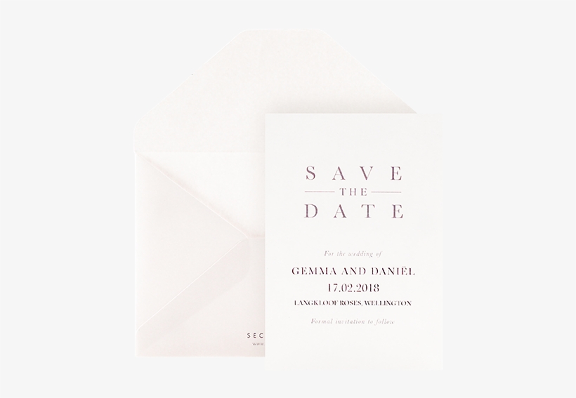 Rivindale Save The Date - Envelope, transparent png #3057583