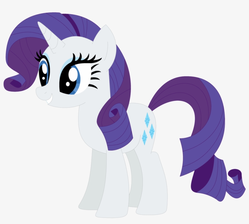 Ra1nb0wk1tty, Female, Mare, Pony, Rarity, Safe, Simple - Mlp Rarity Vector, transparent png #3057919