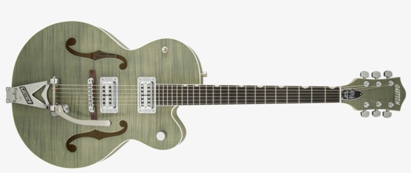 Hollow Body - Gretsch G6120sh Brian Setzer Hot Rod Highland Green, transparent png #3057973