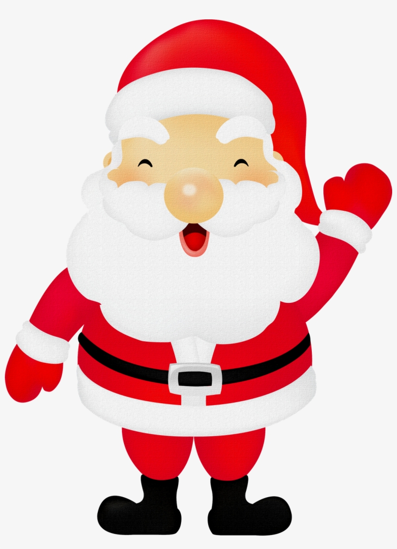 Papai Noel Png - Cute Santa Claus Clipart, transparent png #3058064