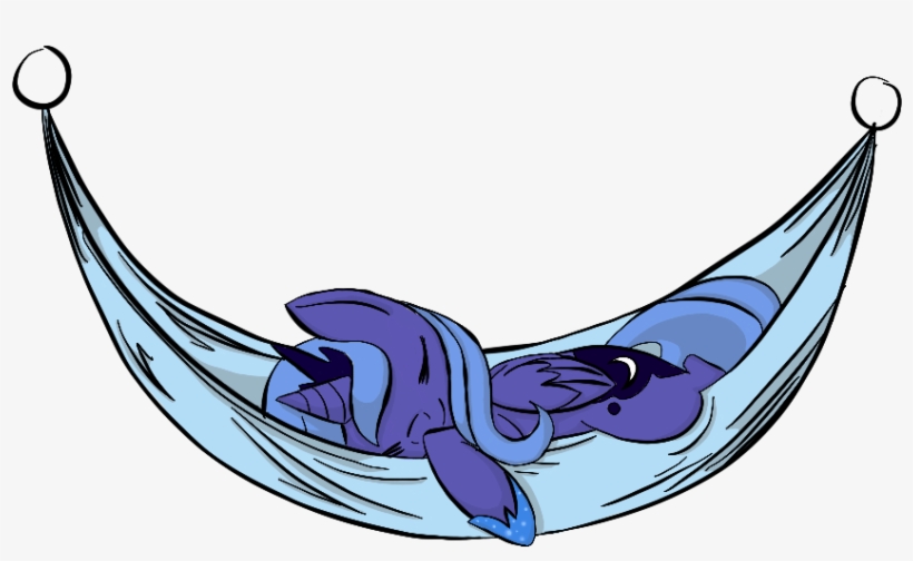 Sleepy Hammock Ponies- Unicorn Vector By Linkling On, transparent png #3058088