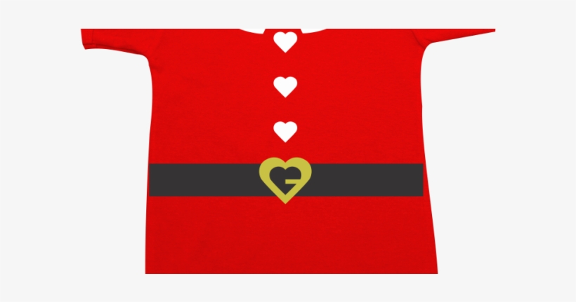 Body Mamãe Noel Também Em Camiseta Infantil - Heart, transparent png #3058504