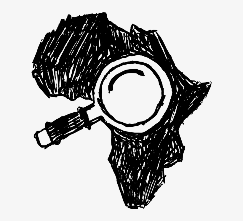 Africa Magnifying Glass - Illustration, transparent png #3058638