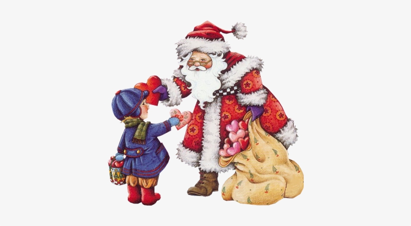 Natal Gifs - - Hediye Dağıtan Noel Baba Resmi, transparent png #3058776