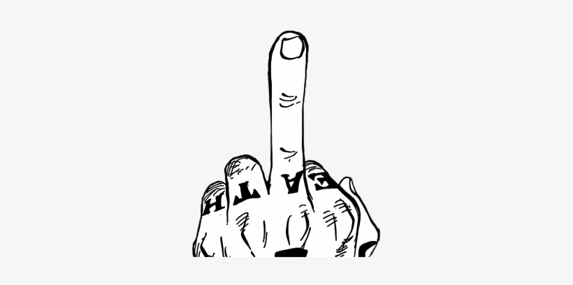 Law Flipping You Off - Trafalgar Law Fuck You, transparent png #3059476