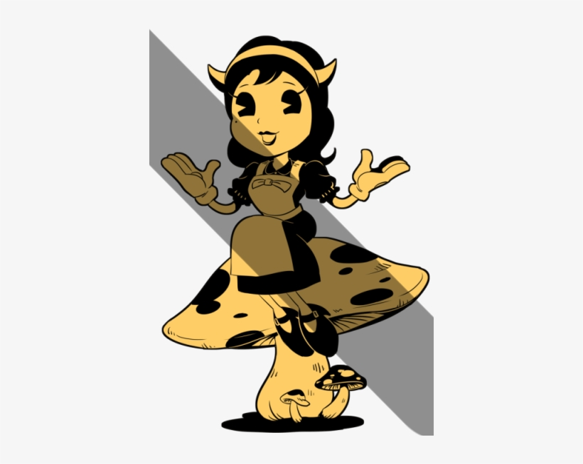 Participated In The Halloween Art Collaboration Xd - Bendy And The Ink Machine I Am Alice, transparent png #3059509