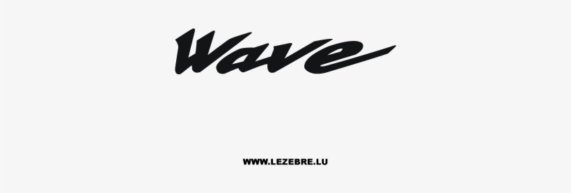 Honda Wave Logo - Honda Wave Sticker, transparent png #3061013