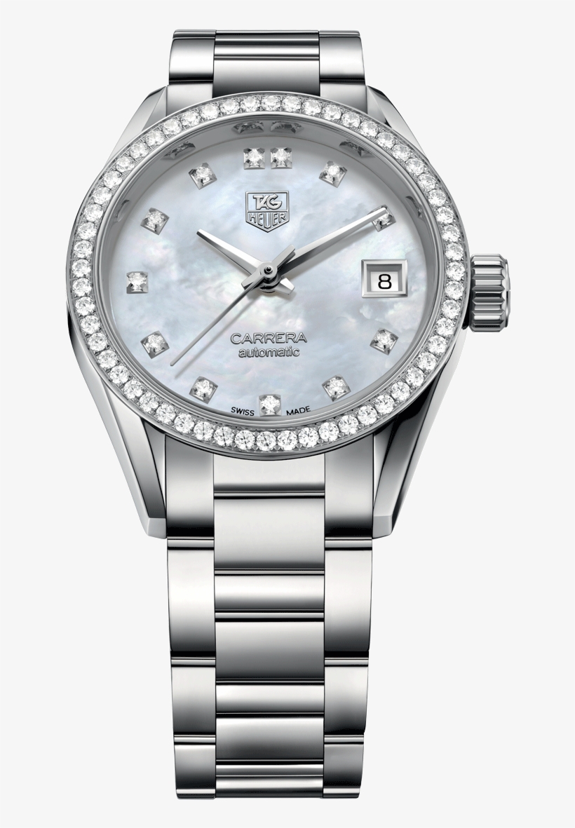 Tag Heuer Carrera Montre Automatique Calibre 9 28mm - Tag Heuer Carrera Automatic Ladies Watch War2415.ba0776, transparent png #3061224