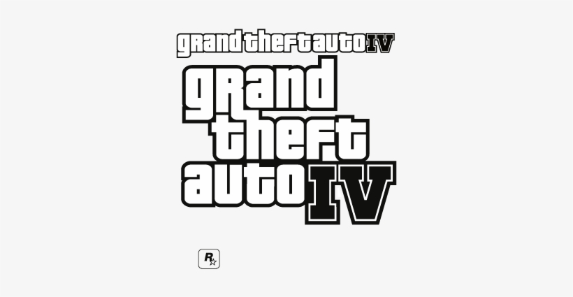 Grand Theft Auto Iv Logo Vector - Gta 4, transparent png #3062418