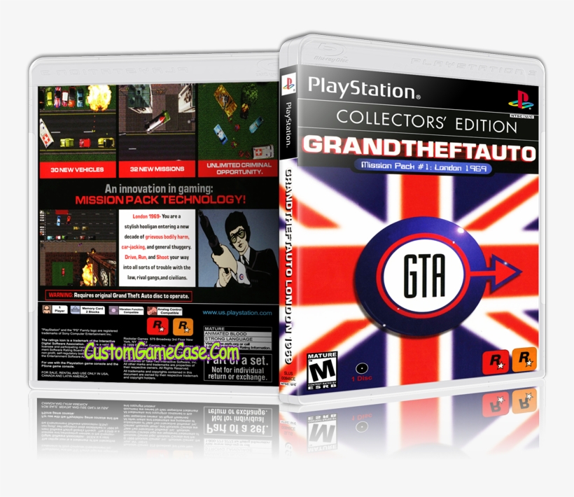 Grand Theft Auto London - Grand Theft Auto Collector's Edition [playstation Game], transparent png #3062498