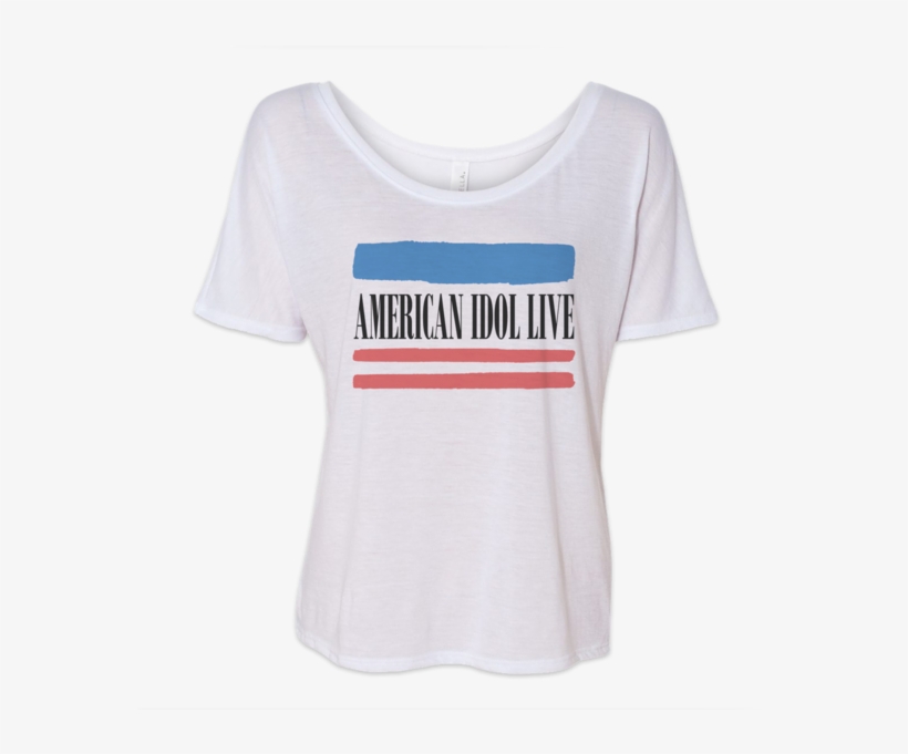 American Idol Live Ladies Stripe Tee - T-shirt, transparent png #3063196