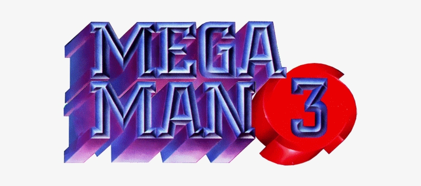 Mega Man 3 Logo, transparent png #3063275