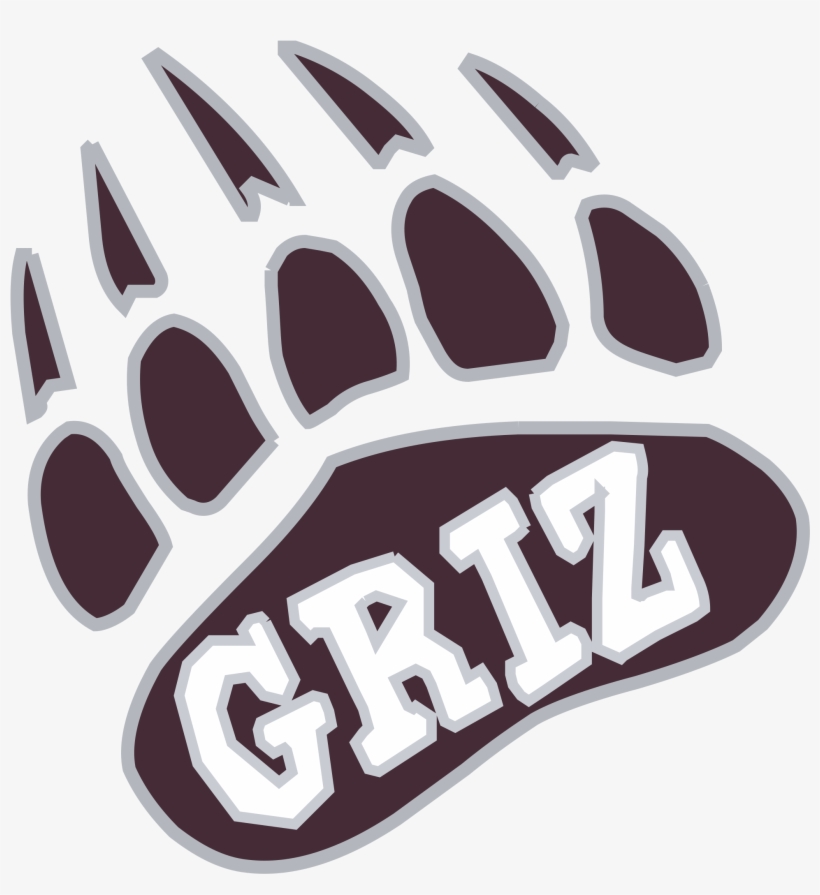 Montana Grizzlies Logo Png Transparent - Montana Grizzlies Paw, transparent png #3063331