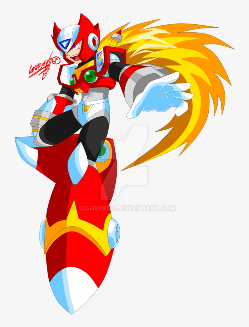 Zero Character Type 2 By Ligoexe03 On Deviantart - Zero Megaman X Png, transparent png #3063538