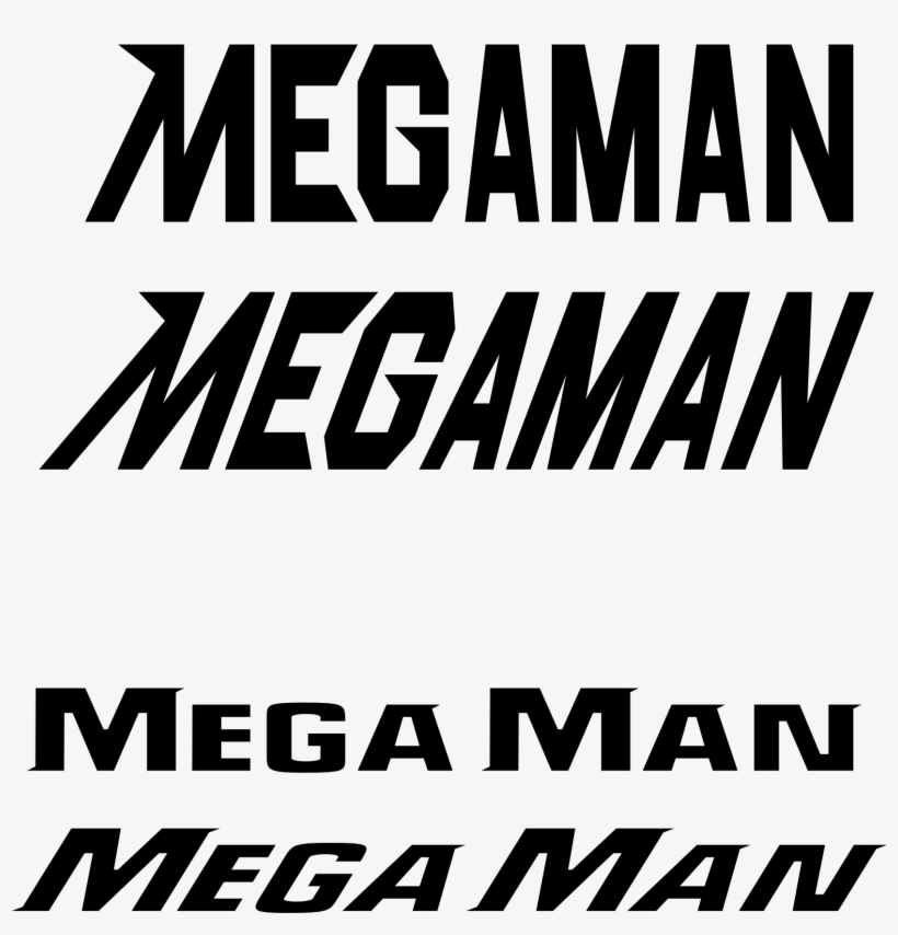 There Is Also Another Version Of The Megaman Logo Used - Megaman, transparent png #3063651