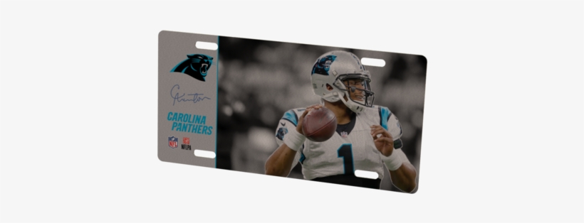 Carolina Panthers Cam Newton Metal Photo - Carolina Panthers Personalized Name, transparent png #3064046