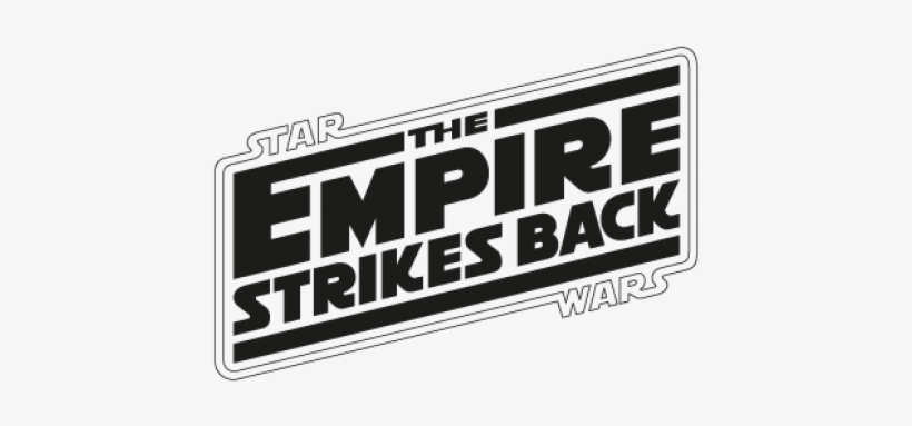The Empire Strikes Back Logo Vector - Empire Strikes Back Title, transparent png #3064575