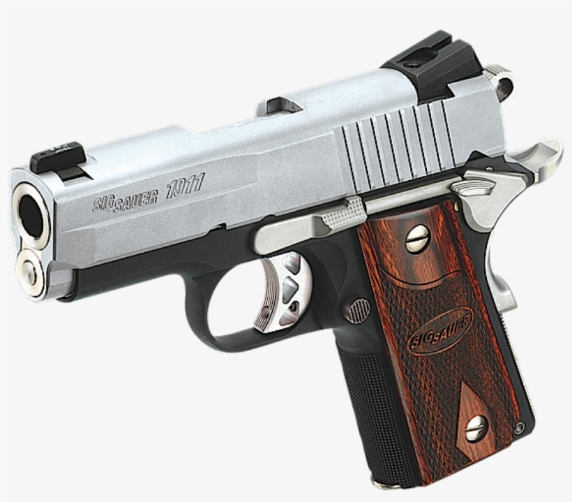 Banner Free Library 1911 Vector Criminal - Sig Compact Stainless 1911, transparent png #3064693