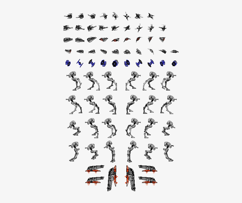 Vehicles - Sprite Sheet Star Wars, transparent png #3064711